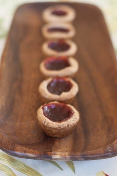 strawberry fruit spread tarts