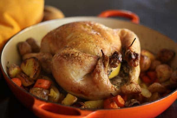 roasted lemon chicken with veggies, foodlets