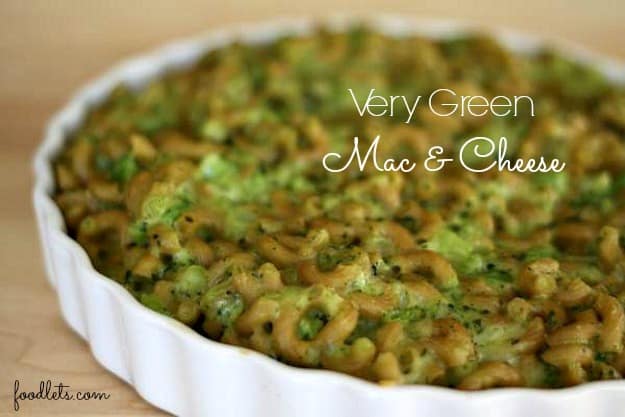 very green mac & cheese