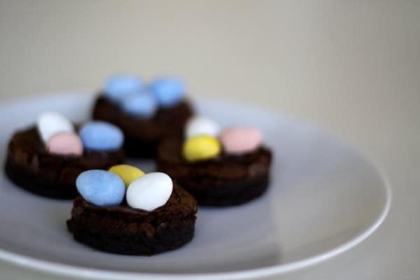 brownie birds' nests for easter, foodlets