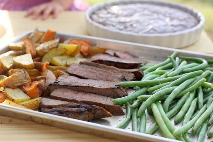 perfectly flavored london broil, foodlets