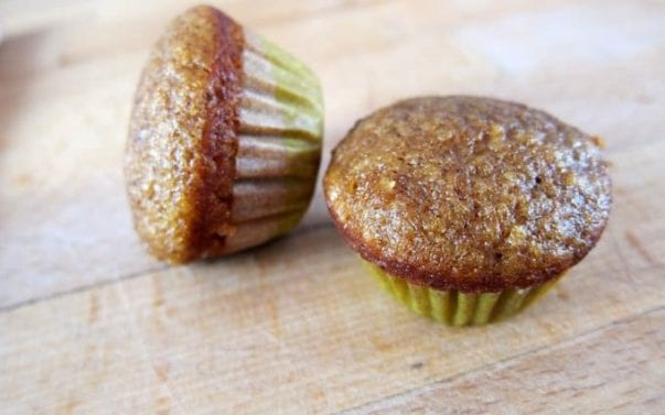 2 pumpkin mini muffins, foodlets