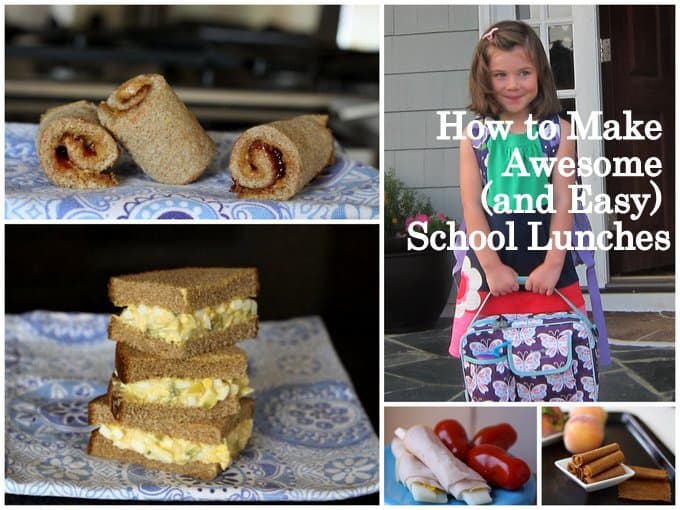how to make awesome and easy school lunches