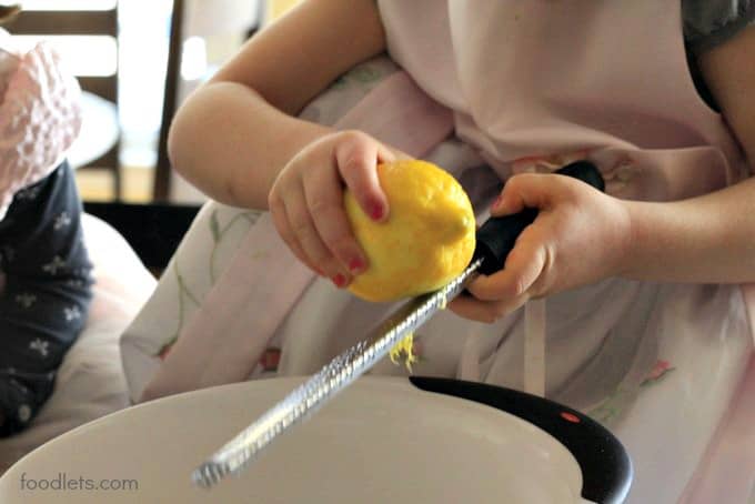 phoebe zesting lemon