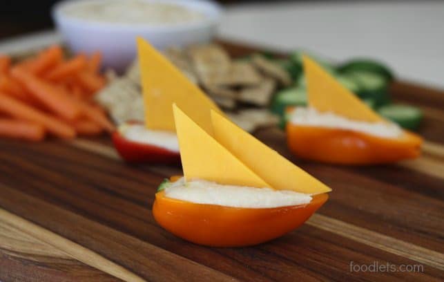 red pepper sailboats