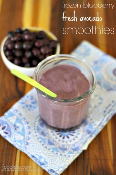 FROZEN BLUEBERRY, fresh avocado smoothies