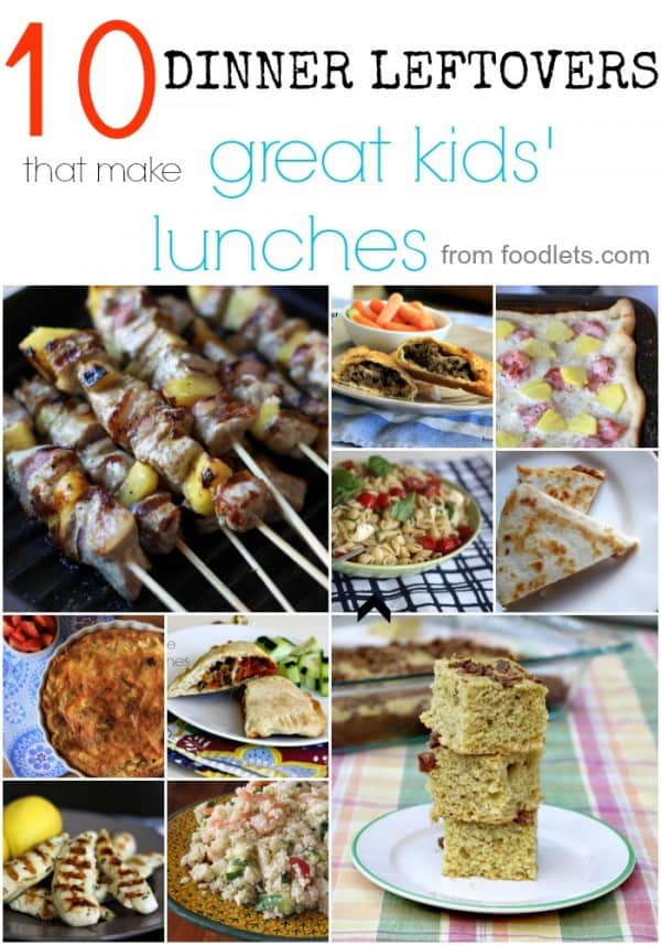 dinner leftovers that make great kids' lunches