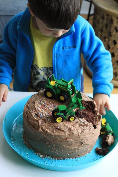 George's john deere chocolate cake