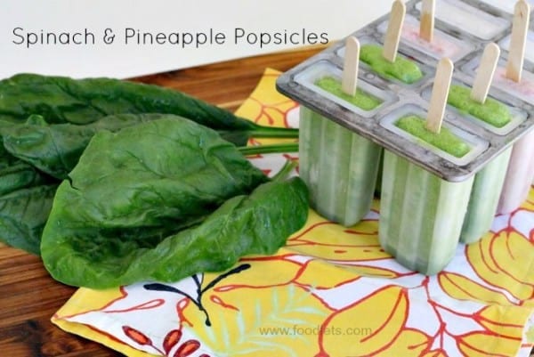 how to sneak vegetables into food, popsicles