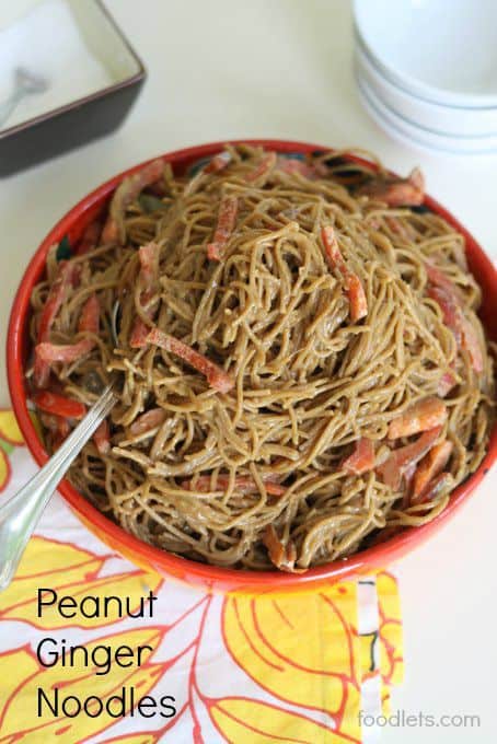 Peanut Ginger Noodles foodlets