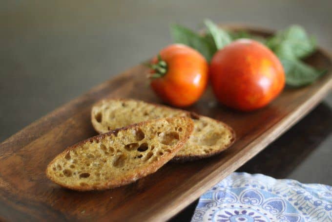 toast and tomatoes