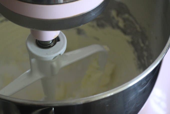 cream the butter for strawberry cupcakes