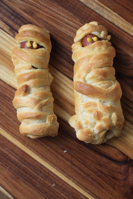 mummy dogs for halloween
