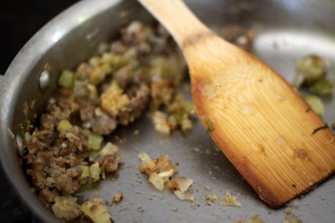 sausage mixture for roasted squash