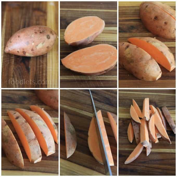 Sweet Potato Oven Fries with Cinnamon 5 Minutes and 3