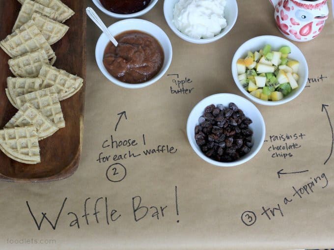 waffle bar toppings