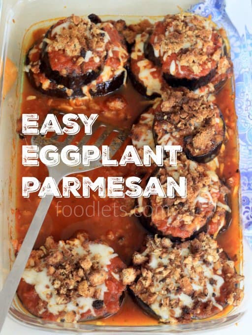 Easy eggplant parmesan foodlets