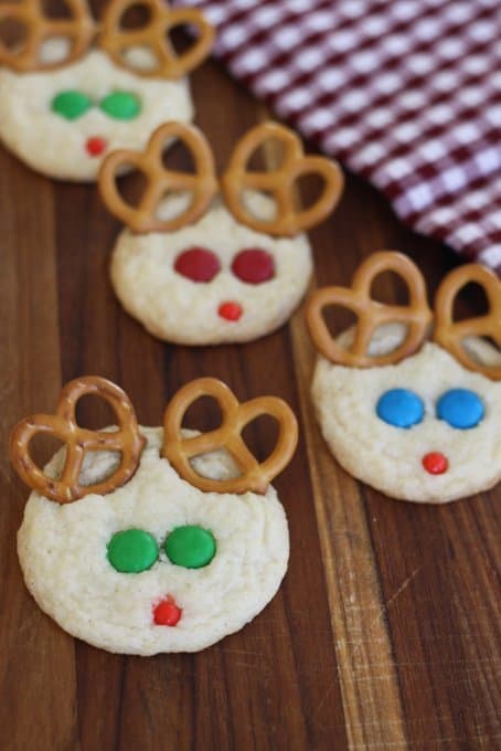 reindeer sugar cookies, foodlets.com