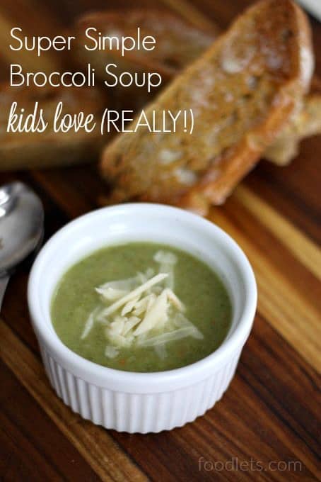 super simple broccoli soup kids love