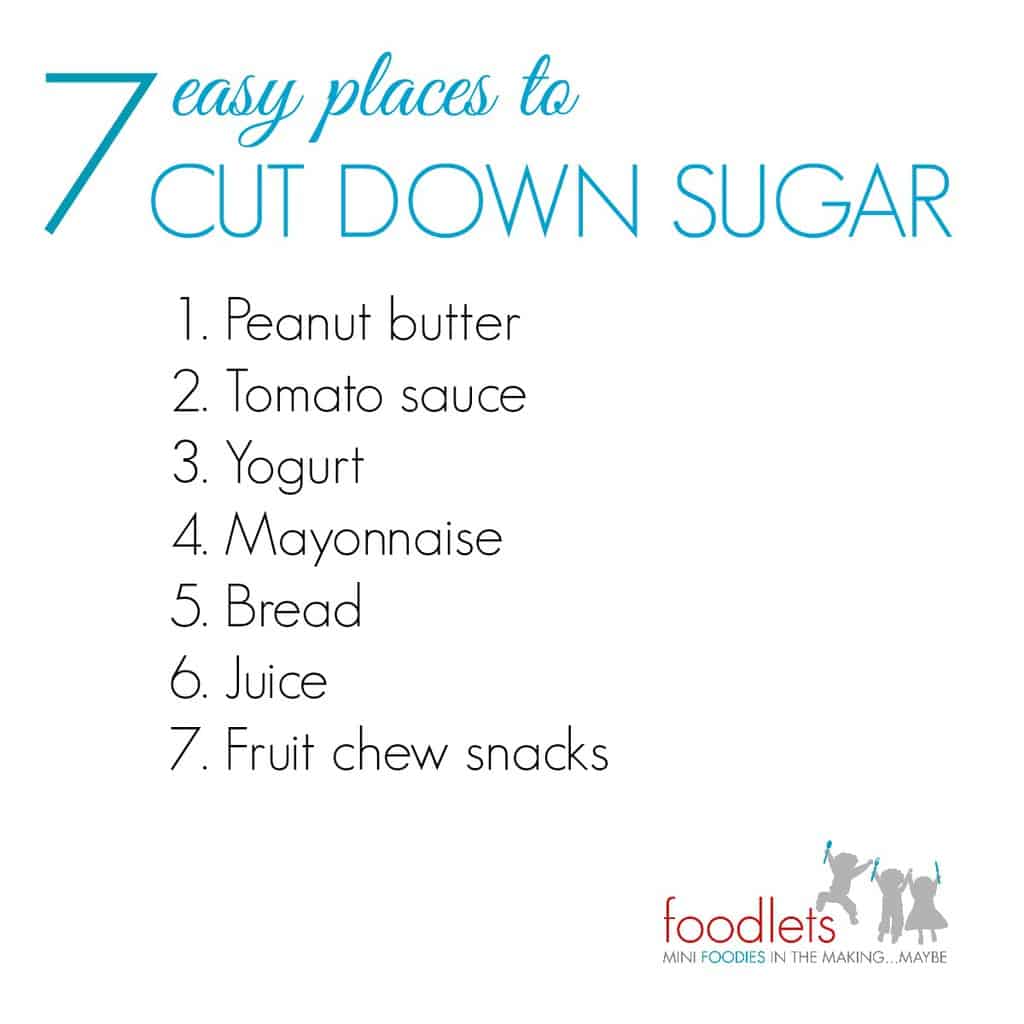 7 easy places to cut down sugar