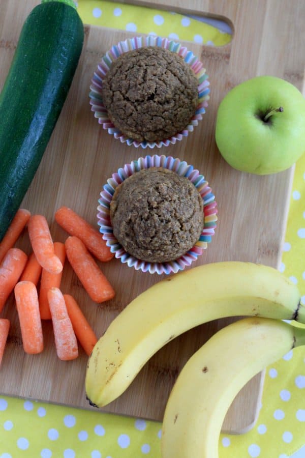 healthy hidden veggie muffins