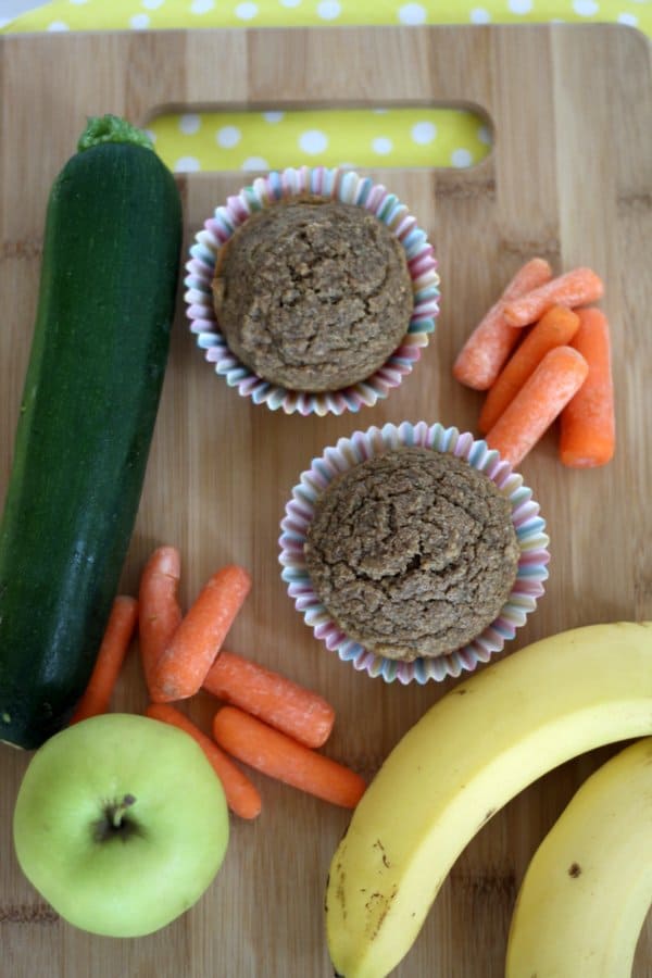 healthy hidden veggie muffins for kids