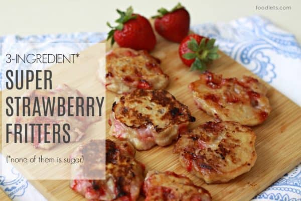 easy strawberry fritters