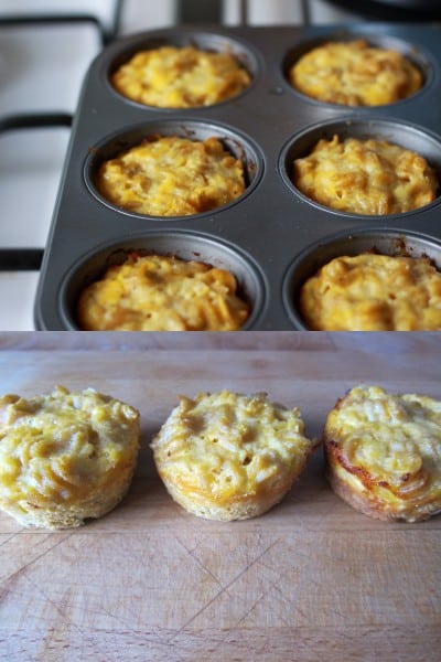 Italian style pasta & cheese cups - Foodlets