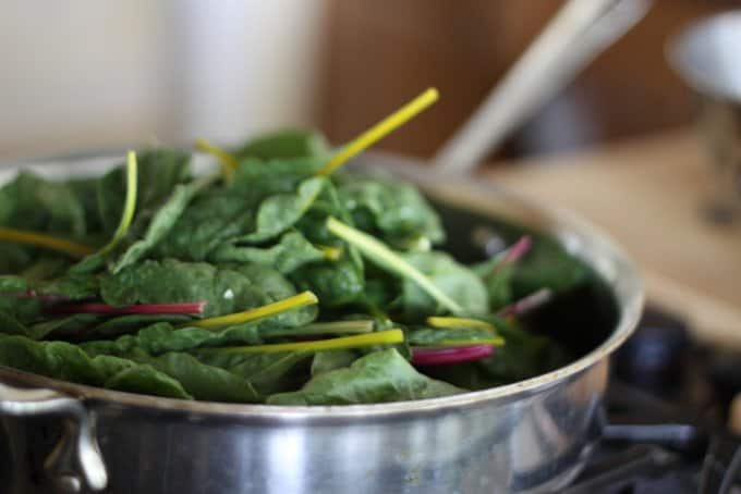 garlicky swiss chard with lemon, foodlets