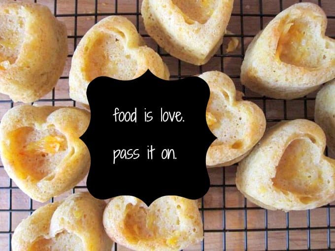food is love. pass it on.