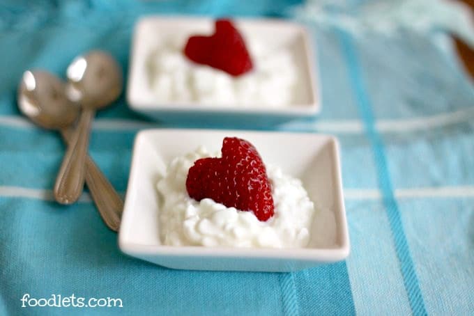 strawberries cottage cheese foodlets