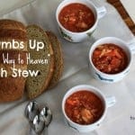 thumbs up fish stew, foodlets