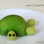 apple and grape turtles, foodlets