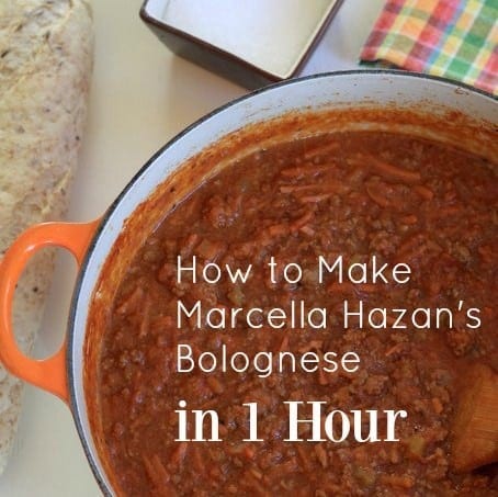 How To Make Marcella Hazan's Bolognese In 1 Hour | Foodlets