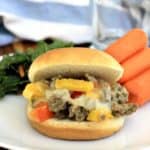 sausage and pepper sliders