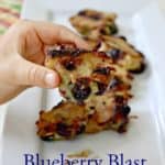 blueberry blast apple pan fritters