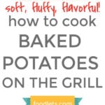 how to cook baked potatoes on the grill PIN