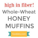 whole-wheat honey muffins