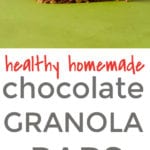 chocolate granola bars from Super Simple Baking for Kids
