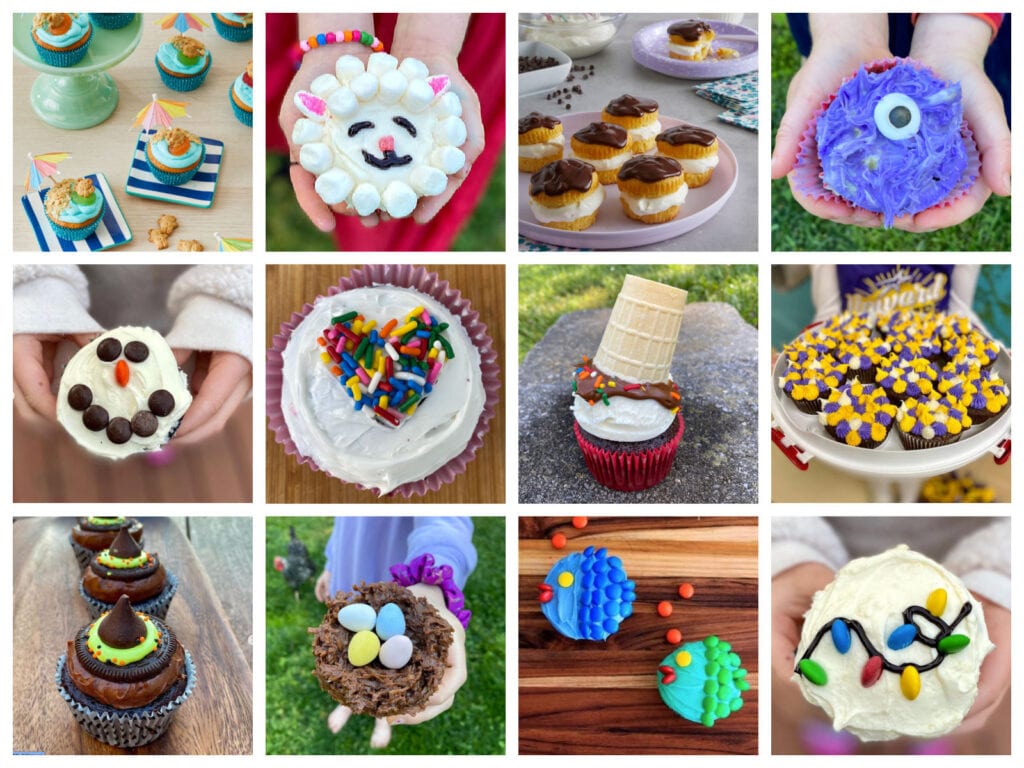 Cupcake Decorating Ideas from “Cookbook for Kids” - Foodlets