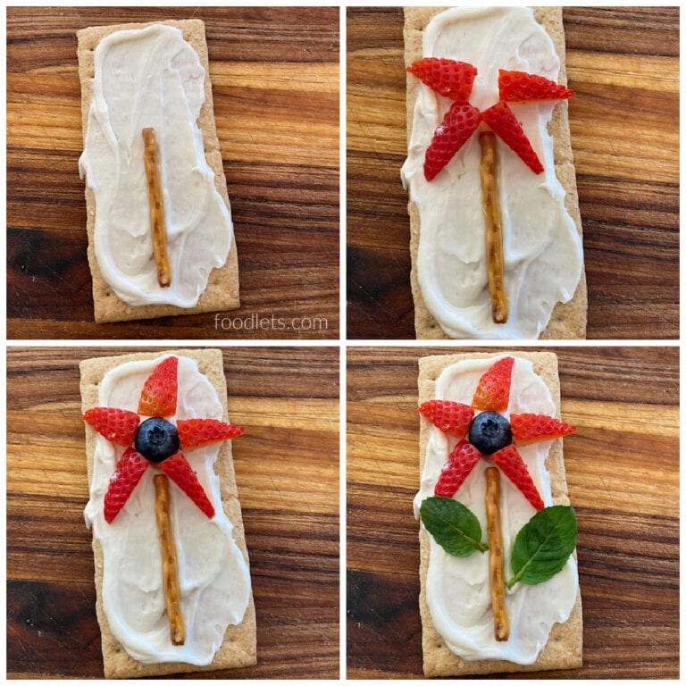 Flower Garden Graham Cracker Snacks Foodlets